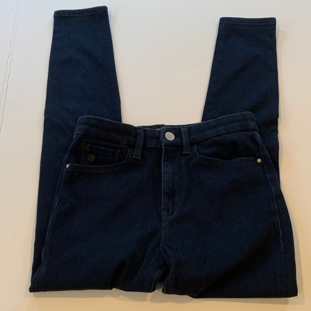 Mavi Indigo Move Lucy High-Rise Super Skinny Dark Blue Jeggings Women's Size 26